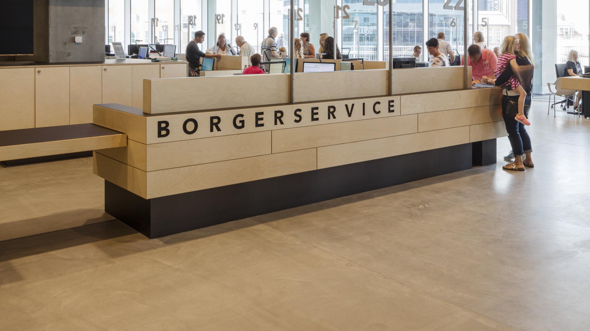 Borgerservice - betjeningsområde