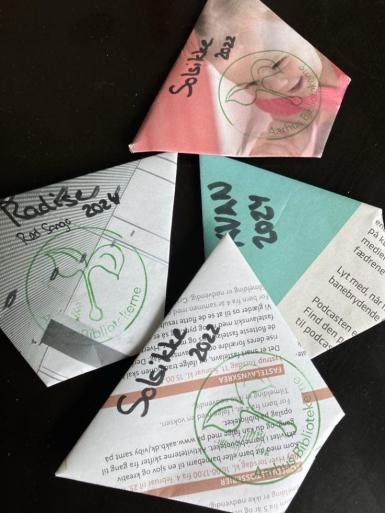 Fødselsdags-frøpose-foldning